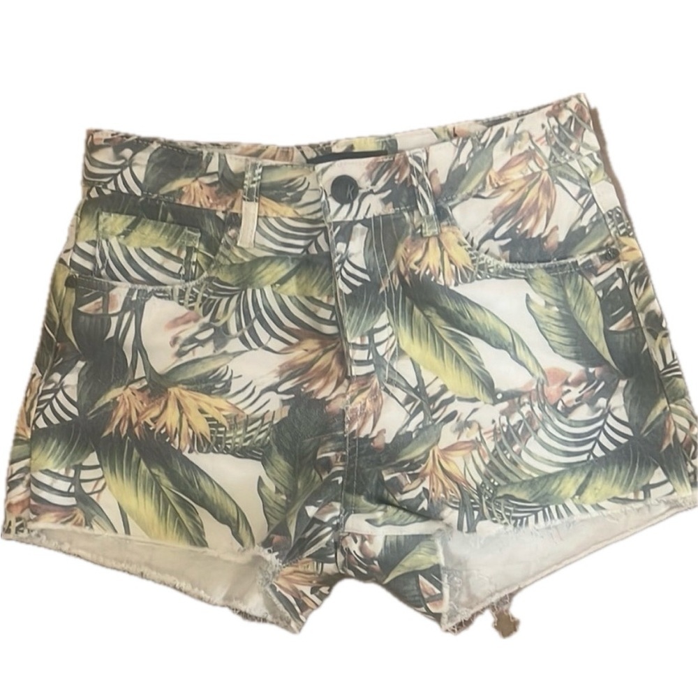 KUT from the Kloth Tropical Floral Jean Shorts - Size 2 - NWOT